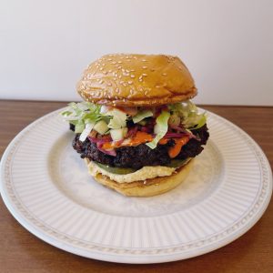 toum raider vegetarian burger
